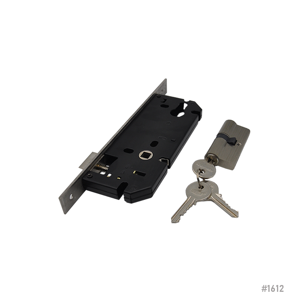 [1612] Lock Body with Cylinder Lock X985C SS Union
