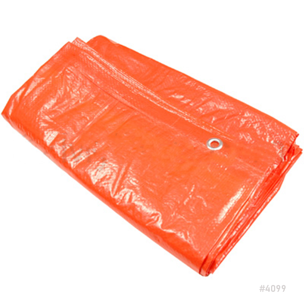 [4099] PE Tarpaulin Orange 24ft x 24ft