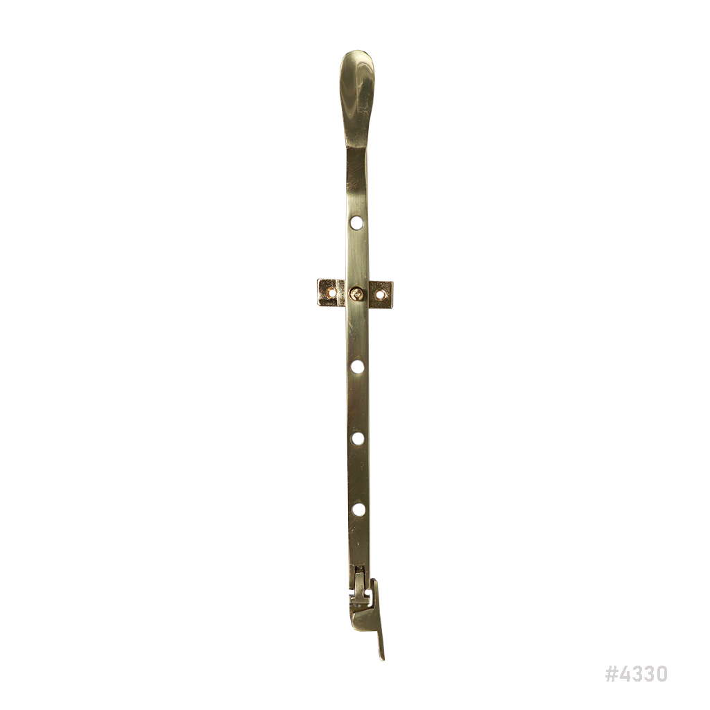[4330] Window Stay 12" Brass