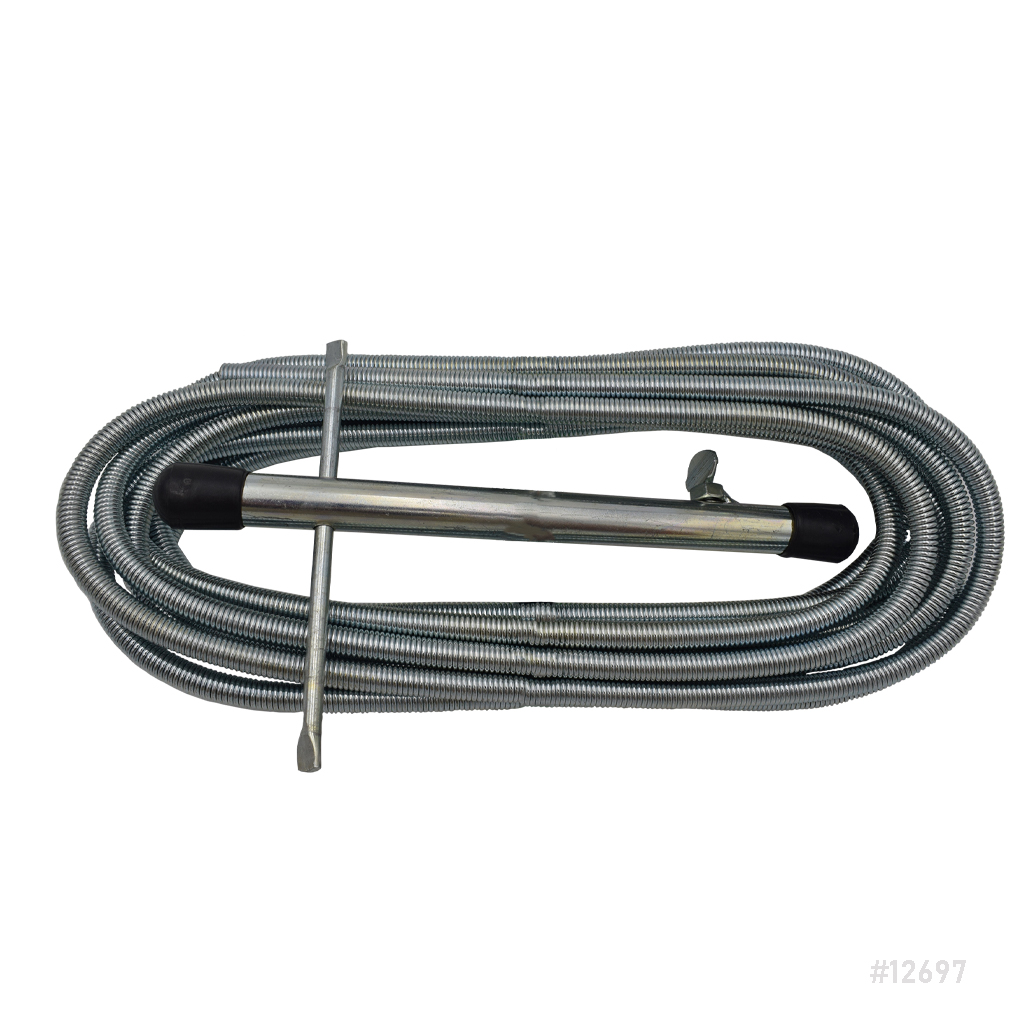 [12697] Spring Pipe Cleaner Rod 5m