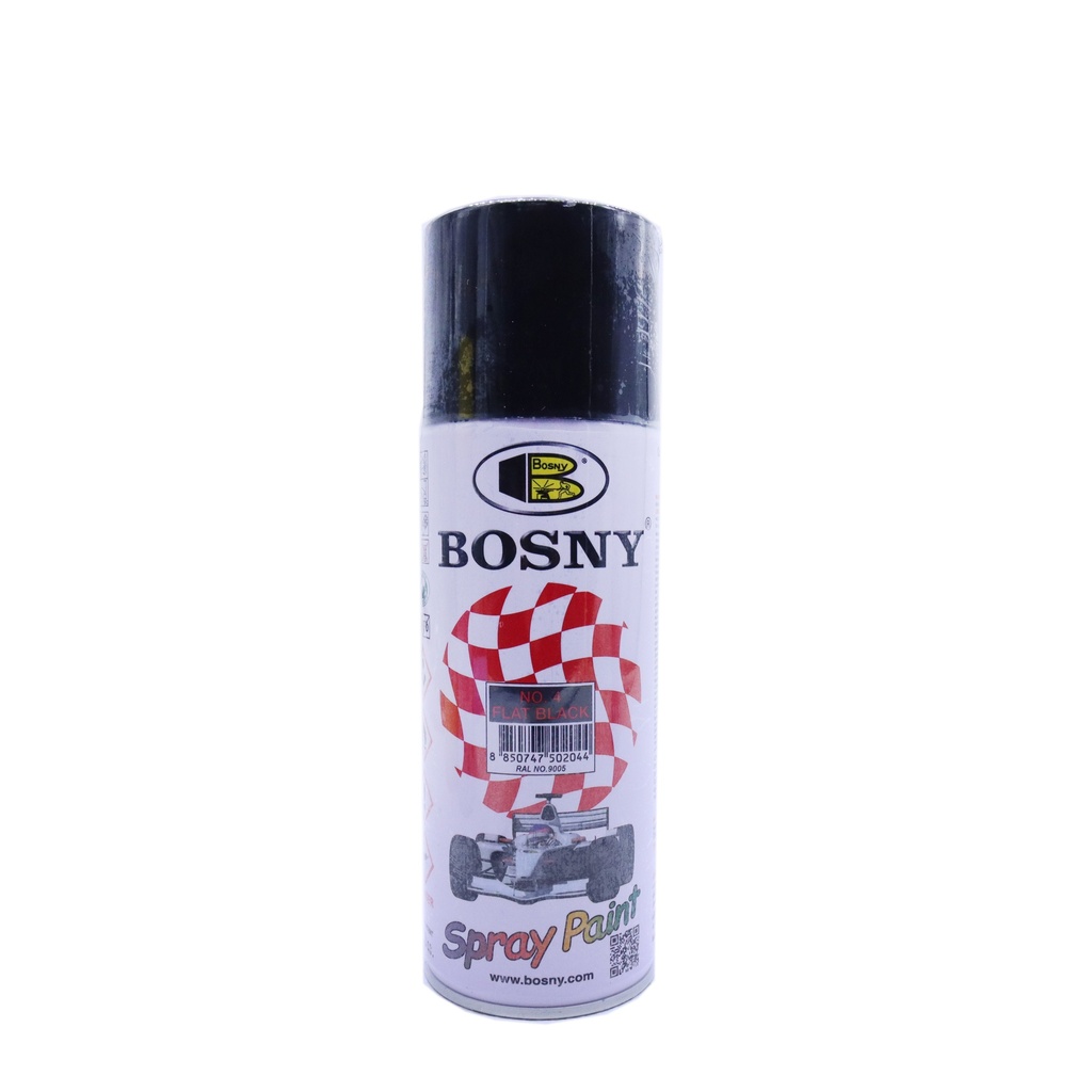 Spray Paint Bosny Acrylic No. 4 Flat Black