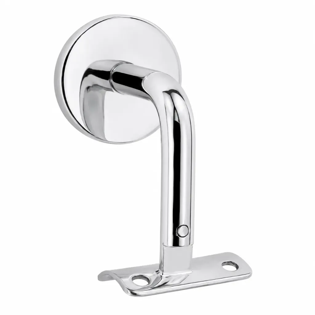 SS Staircase Rail Support Bracket Polished