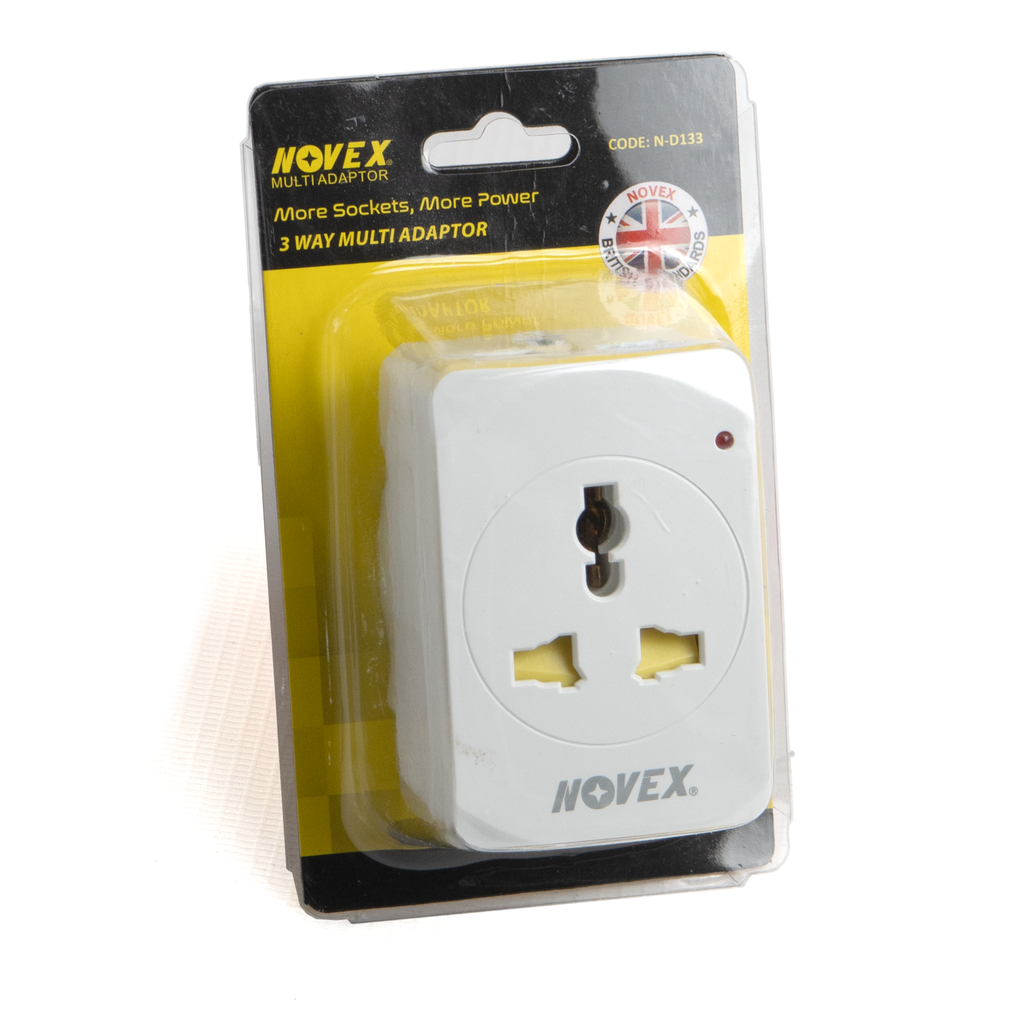 Multi Plug Adaptor N-D133 13A Novex