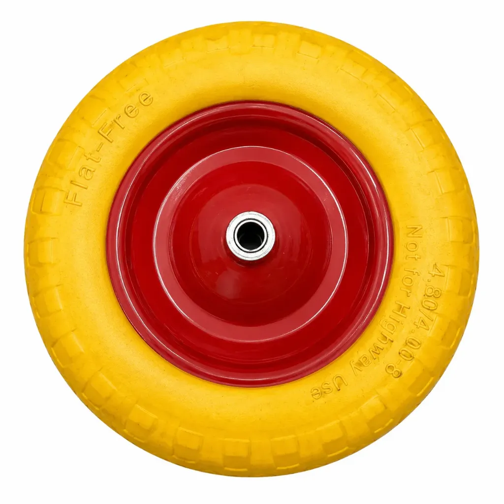 Wheelbarrow Spare Wheel 4.00-8 Yellow