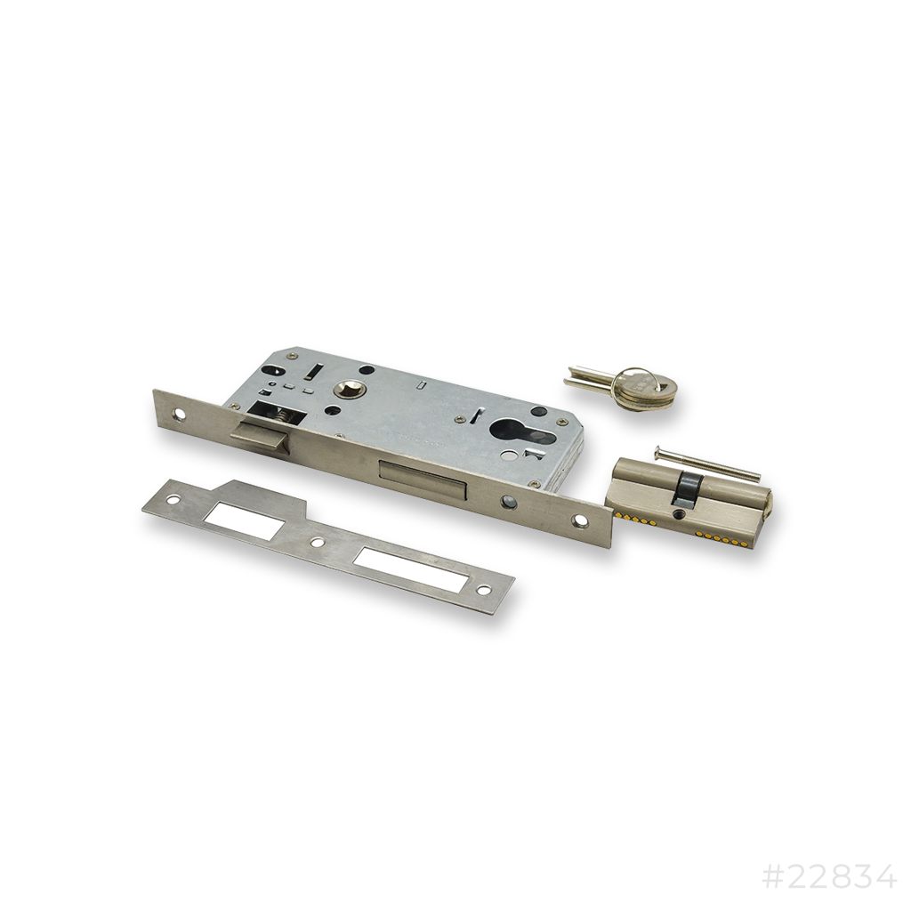 [22834] Lock Body with Cylinder 8545 SN Vista
