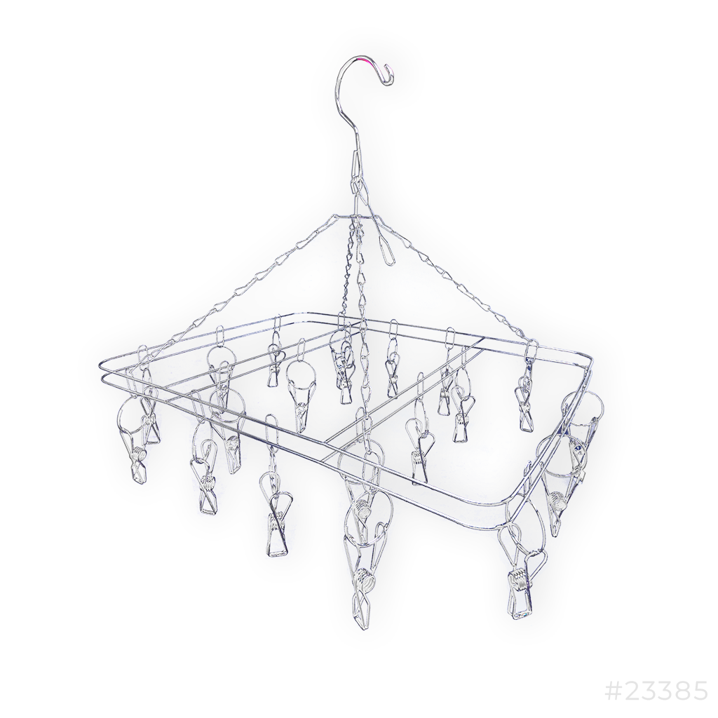 Cloth Hanger Square SS 20 Clip