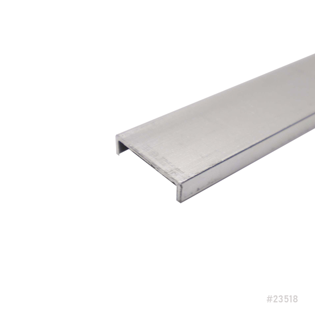 Aluminum C-Channel 20mm x 96" Off Silver