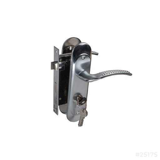 [25175] Door Handle Set LR-408-411 SN/CP