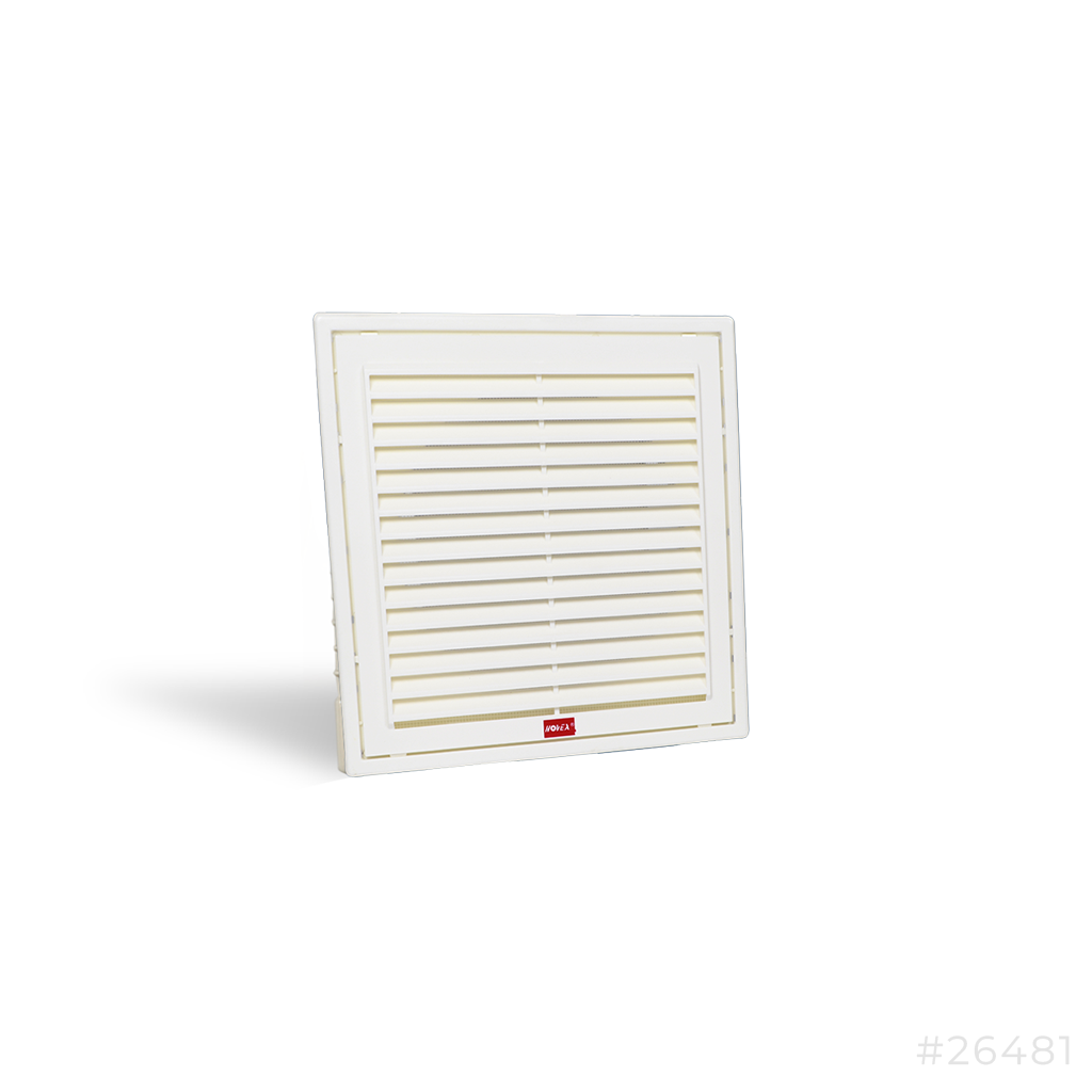 [26481] Pvc Grill with Fix Shutter 6" NV-FS6 Novex