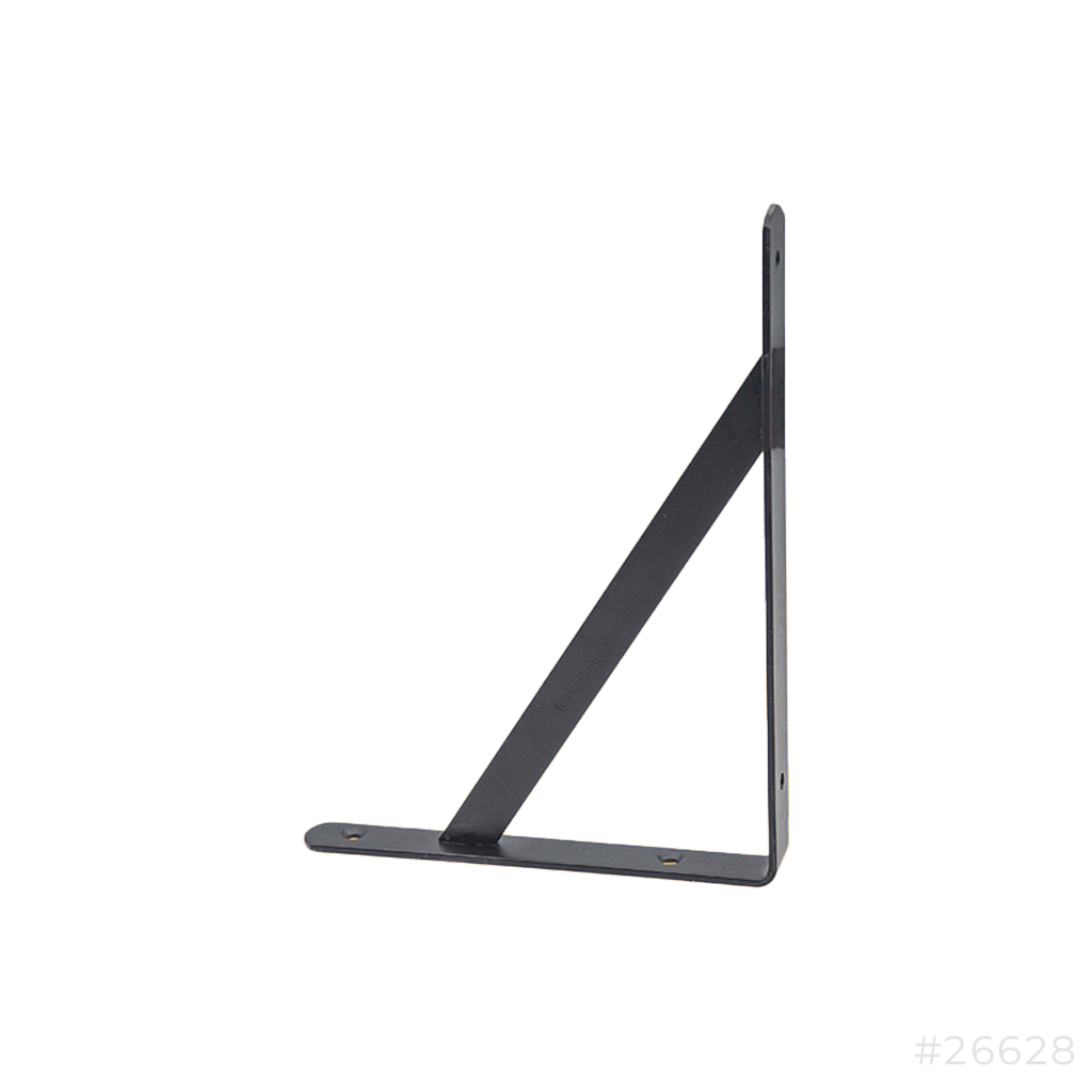 Shelf Bracket H/D Black Robustline 11"x16"