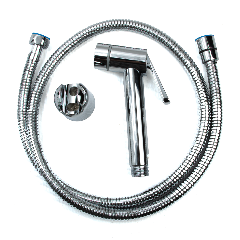 [27006] Hand Bidet Sprayer Pvc Chrome NVST-1404 Novex