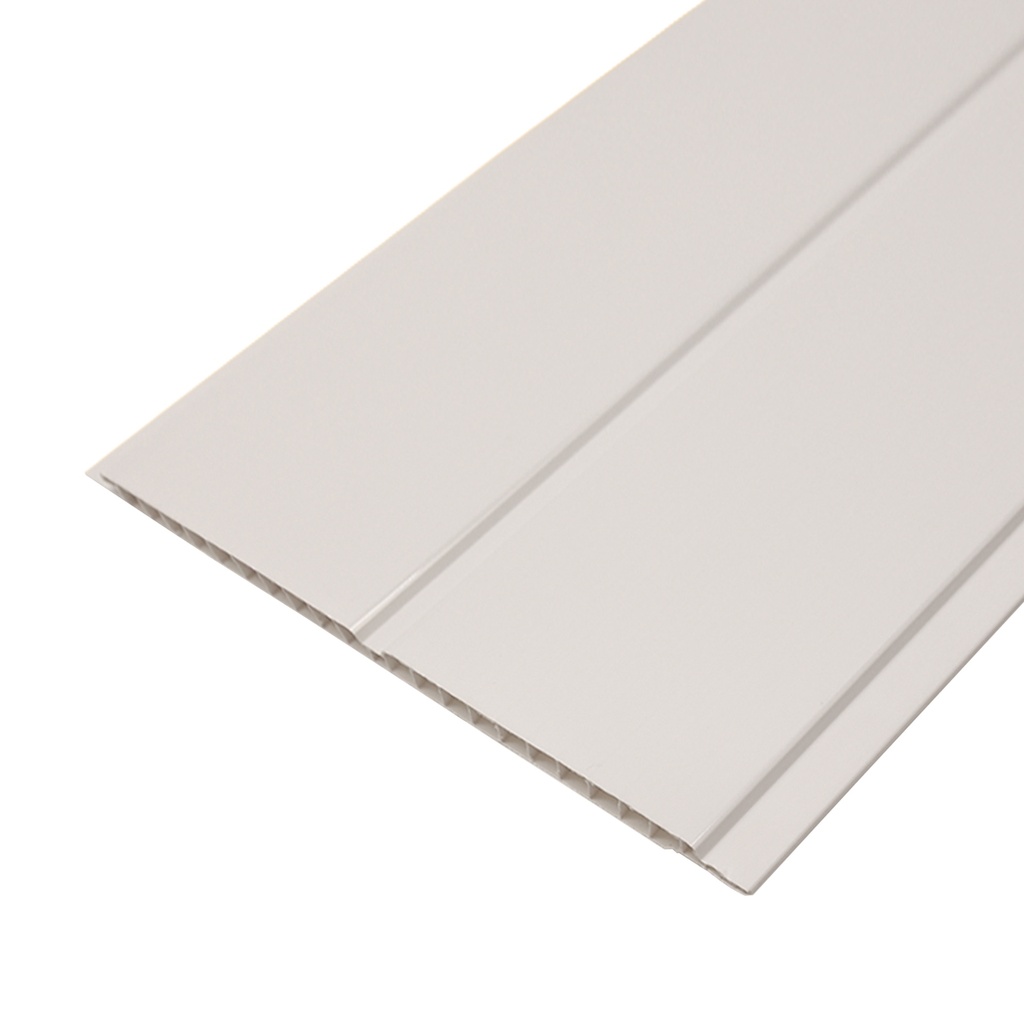 PVC Ceiling 20cm*8mm*5.8m W/Line Glossy White
