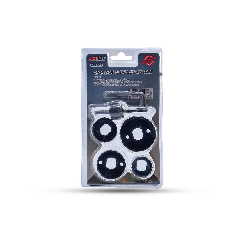 Wood Hole Saw 4Pcs Set 2703 Jumlee