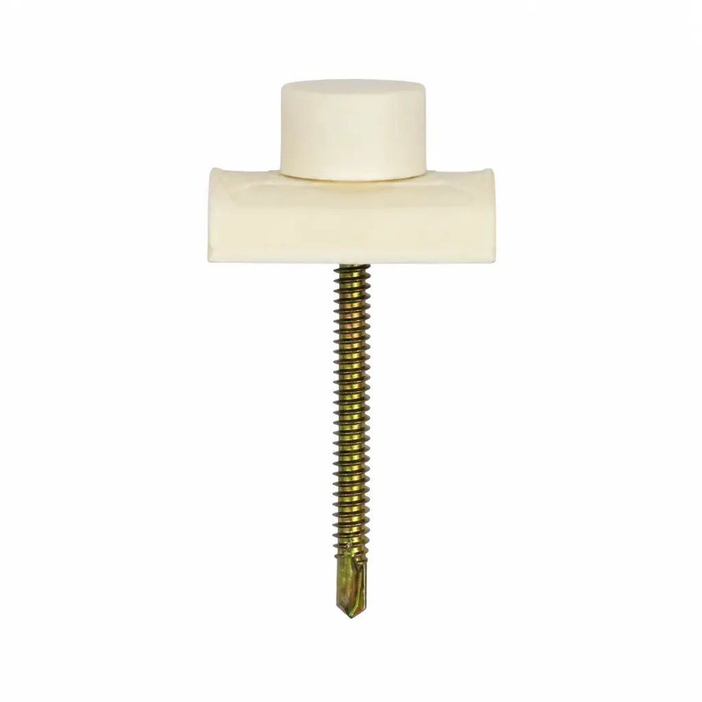 Pvc Roofing Screw Cap White