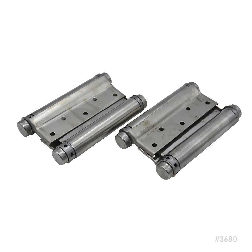 [3680] Double Action Spring Hinges 5" SS Ruisheng Pair