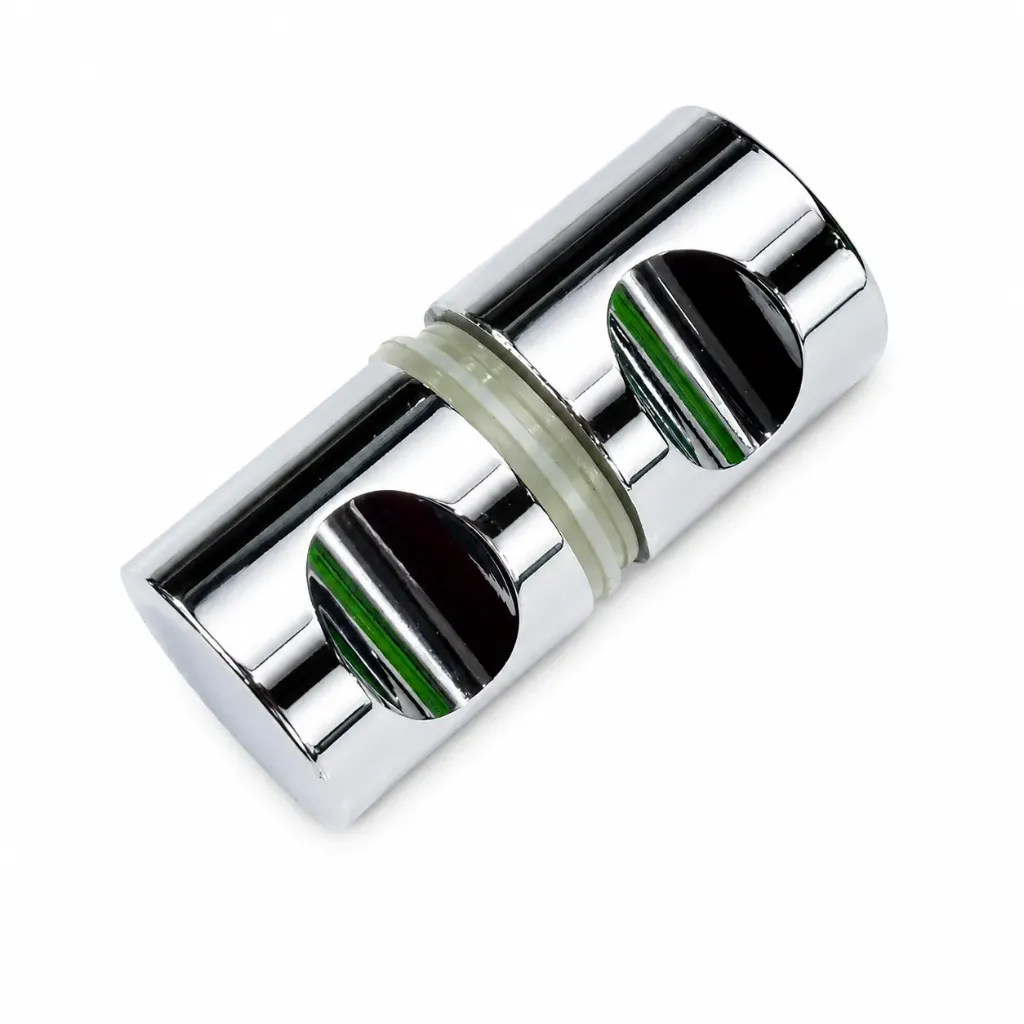 Glass Doorknob CH K 246 CP Pair