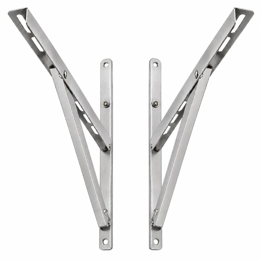 Outdoor Unit Rackmount Bracket SS 50x50cm Pair