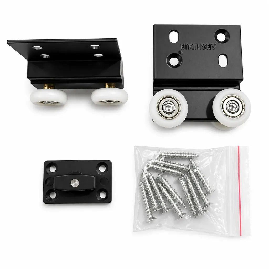 [22067] Siliding Door Wheel Set Black L-16511 Pair
