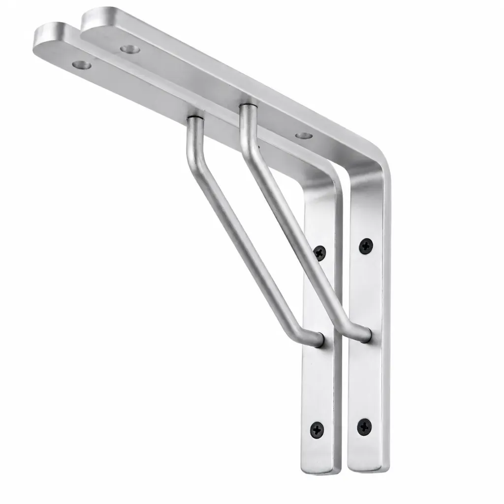 Aluminum Angle Bracket 8" Pair