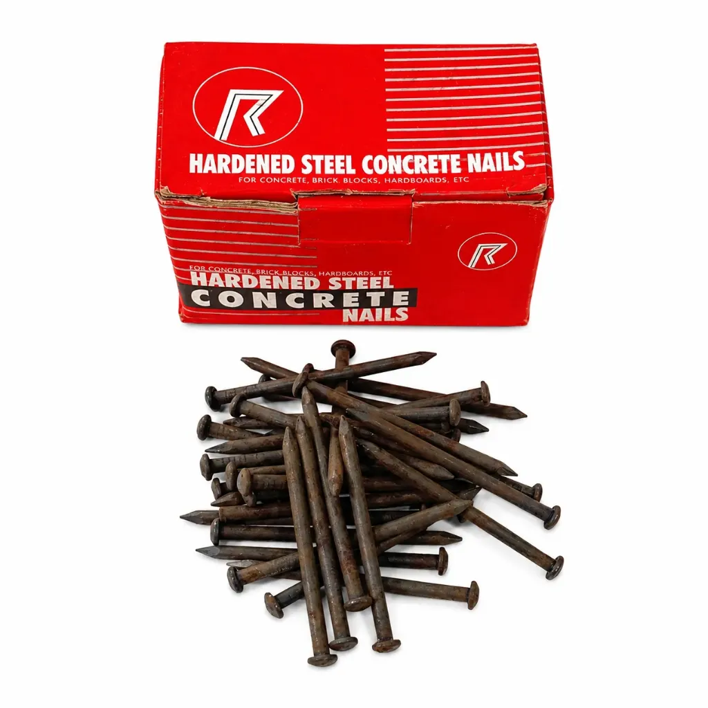 Nail Hardened Steel Concrete Black  2" Box
