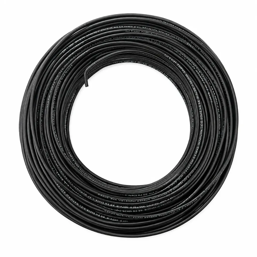 Electrical Wiring Cable Nuhas 1-Core 1.5mm Black 100y