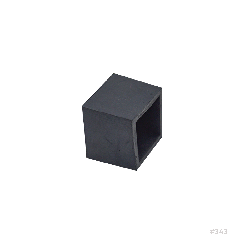 Rubber Square Furniture Cap 25mm Outside