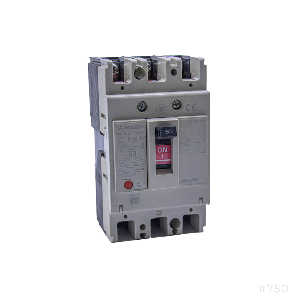MCCB No-Fuse Breaker NF 63hw 63A 3P Mitsubishi T7334-Bod
