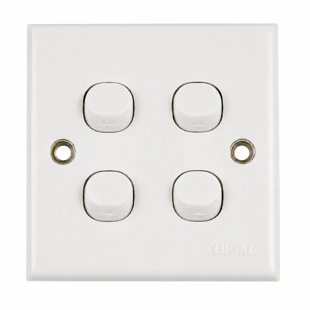 Switch Clipsal 4 Gang 2 Way