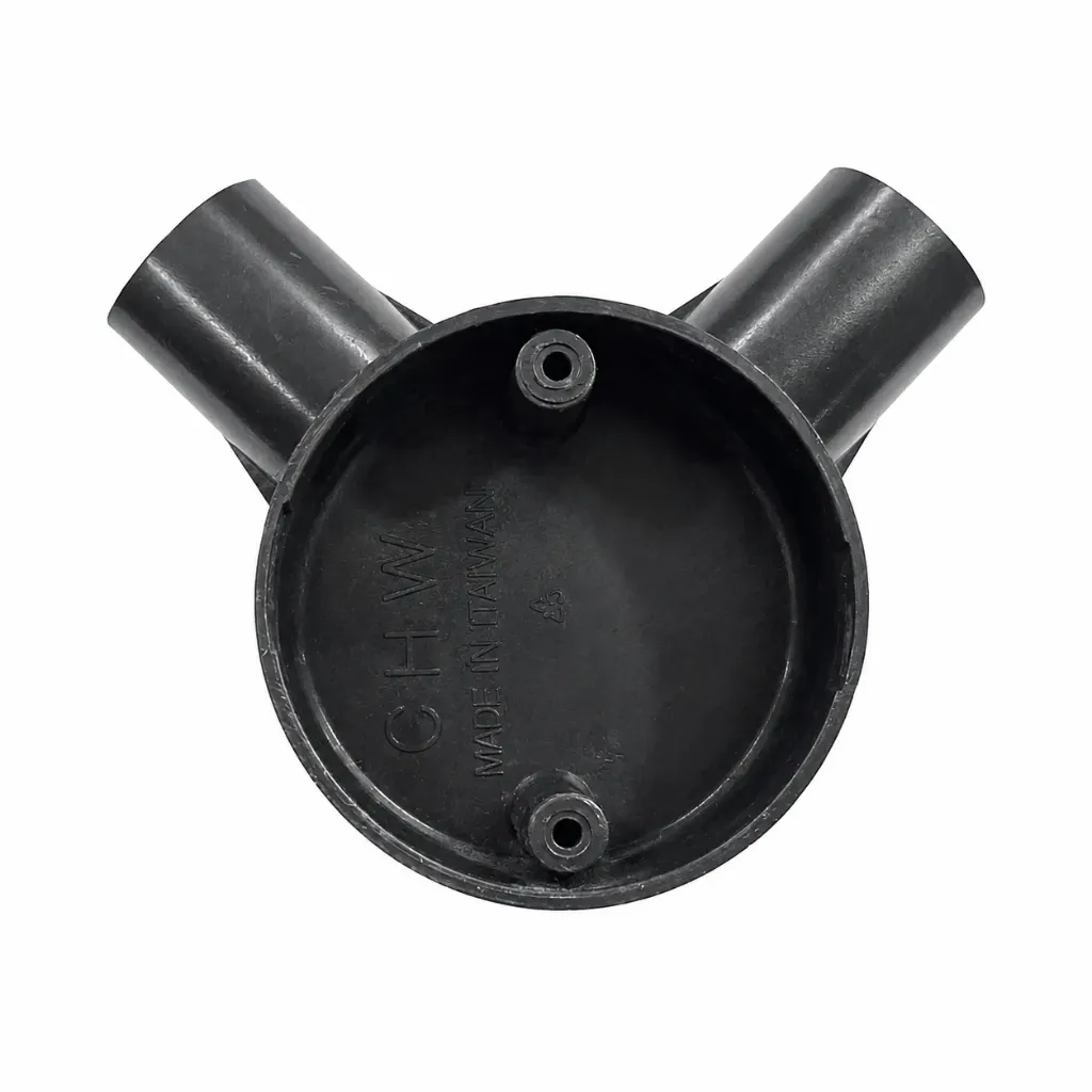 [1017] Conduit Junction Box 2Way 20mm with Lid