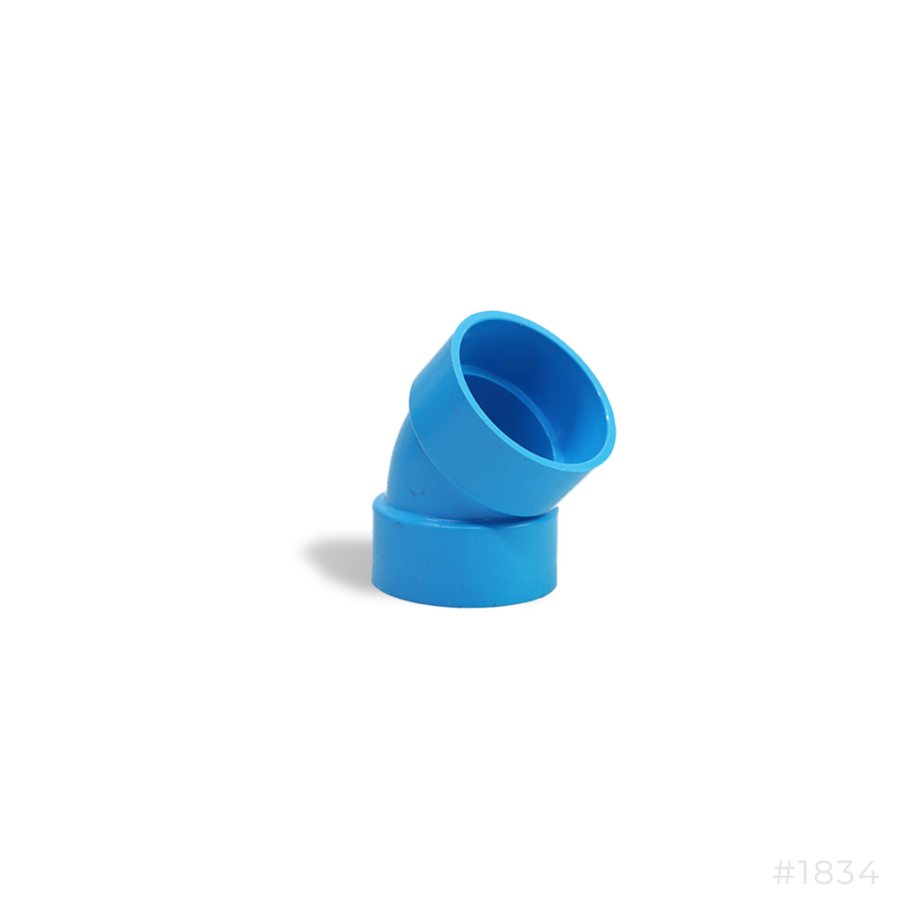 [1834] Elbow 45° Pvc C8.5 1-1/2"
