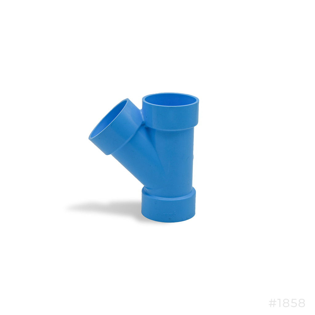 [1858] Y Tee 45° 8.5 2"