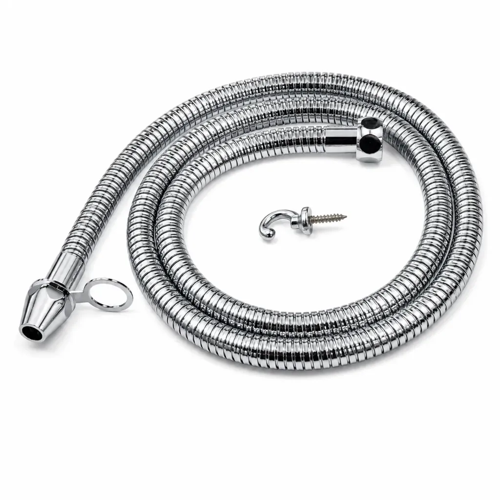 CP Brass Flexible Hose 120cm Double Clutch Faco