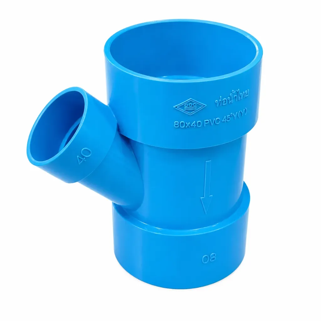 [4138] Y Tee Reducing 45° 8.5 3"x1-1/2"