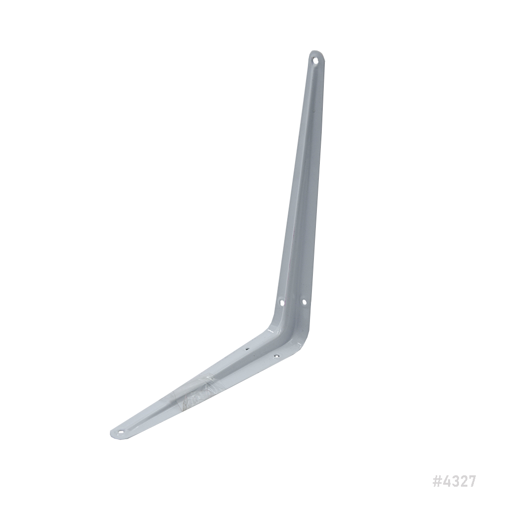 [4327] Shelf Bracket White 8" x 10" 
