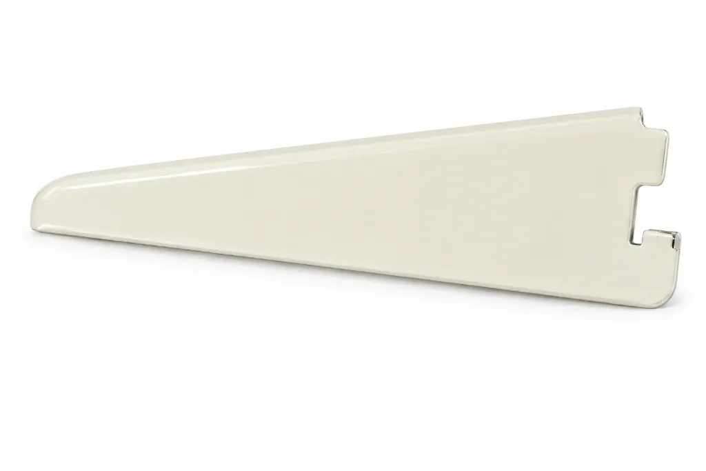 Double Channel Bracket White 17cm