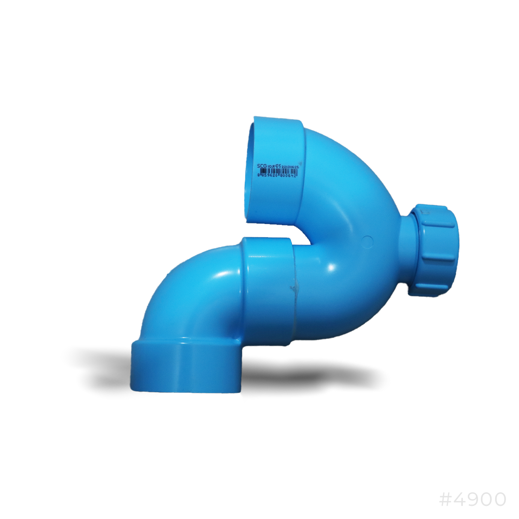 [4900] Pvc P-Trap 3"