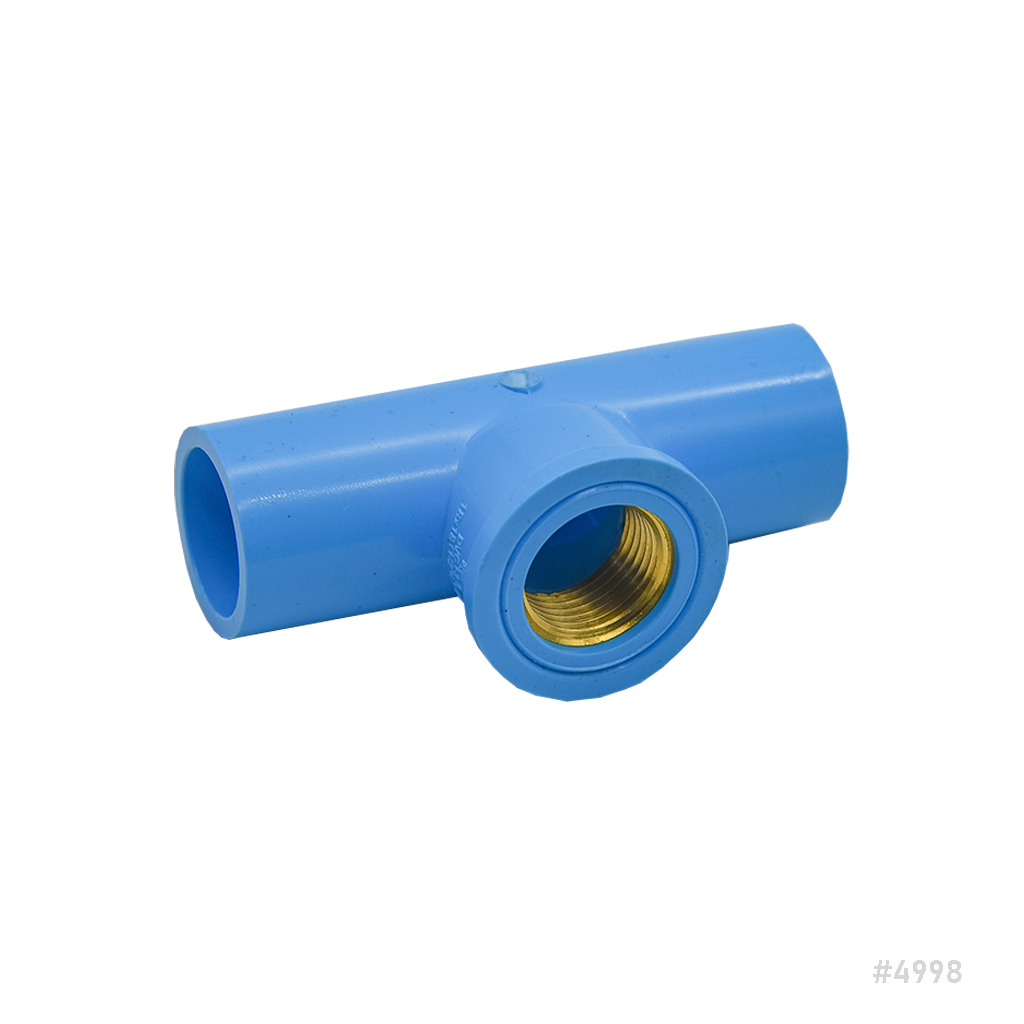 [4998] Faucet Tee Brass Thread 1/2"