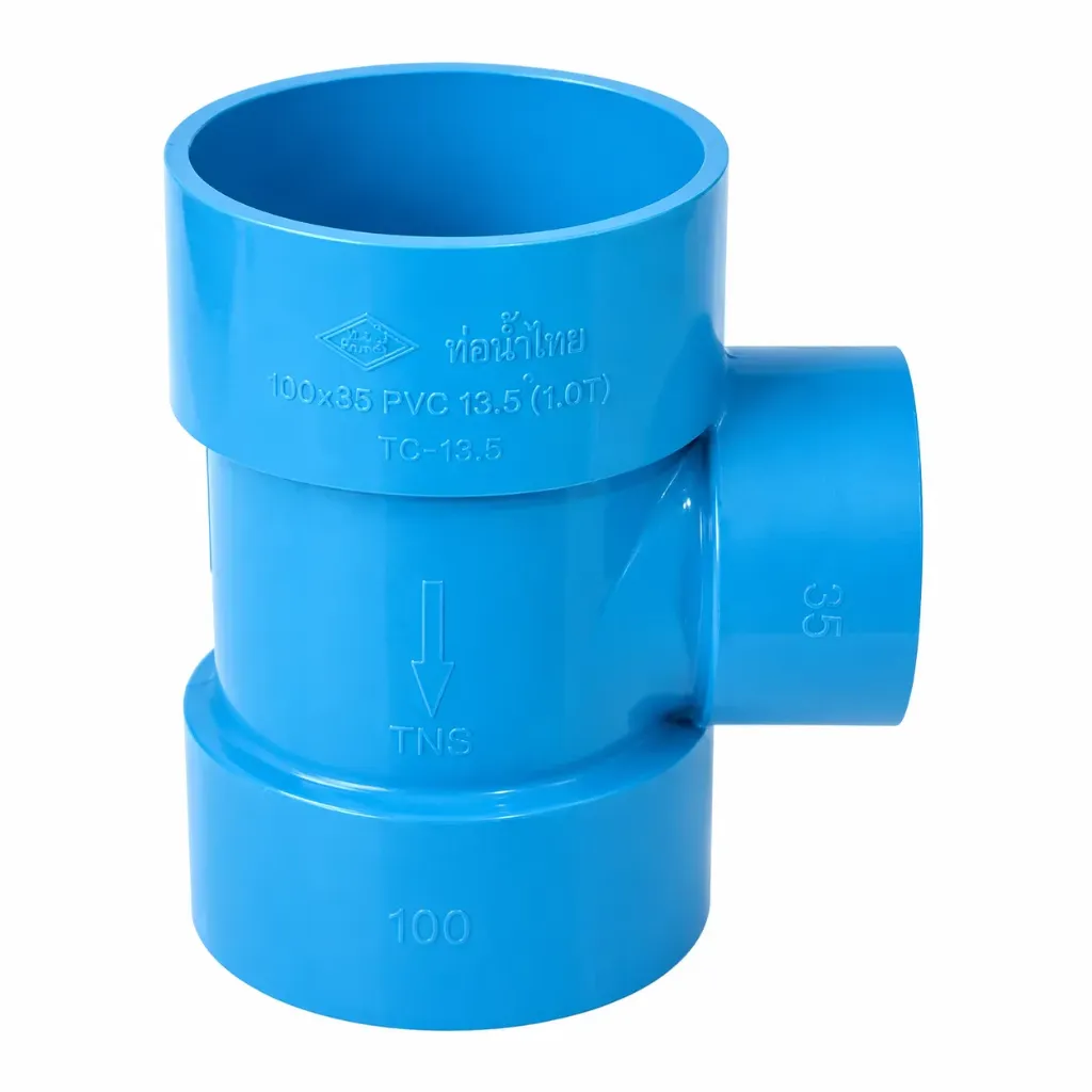 Reducing Tee Pvc C8.5 4" x 2-1/2"