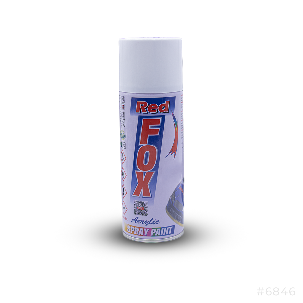 [6846] Spray Paint Red Fox 270ml Flat White 1007 