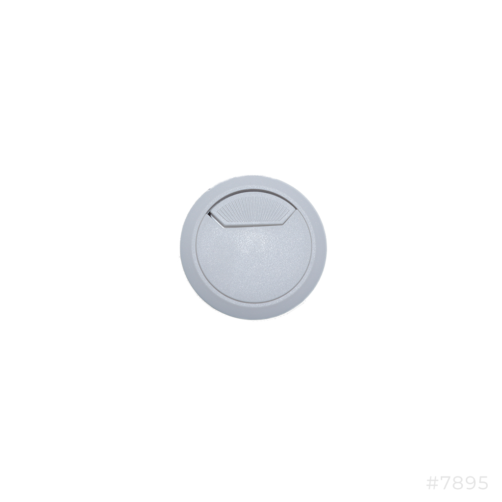 [7895] Counter Cap 60mm White