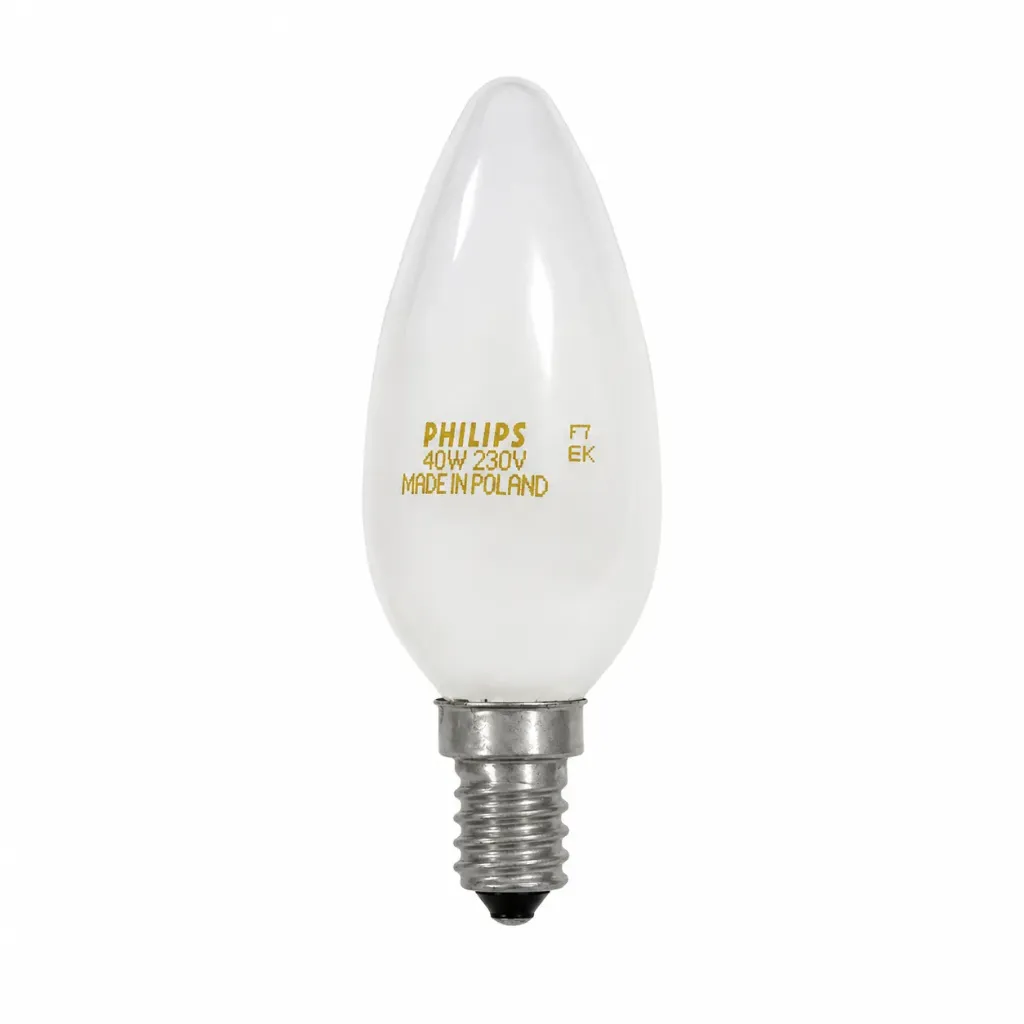 Philips Candle Lamp Frosted E14 40W