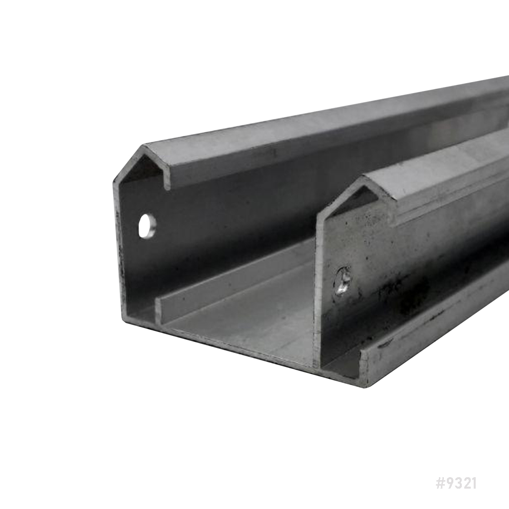 [9321] Aluminum Heavy Duty Railing Double 2m