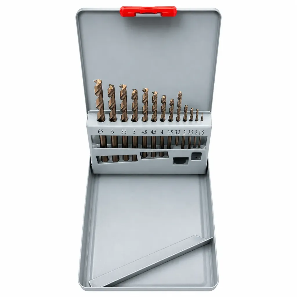 Drill Bit Set 13-Pieces Set (1.5mm-6.5mm) Cobalt