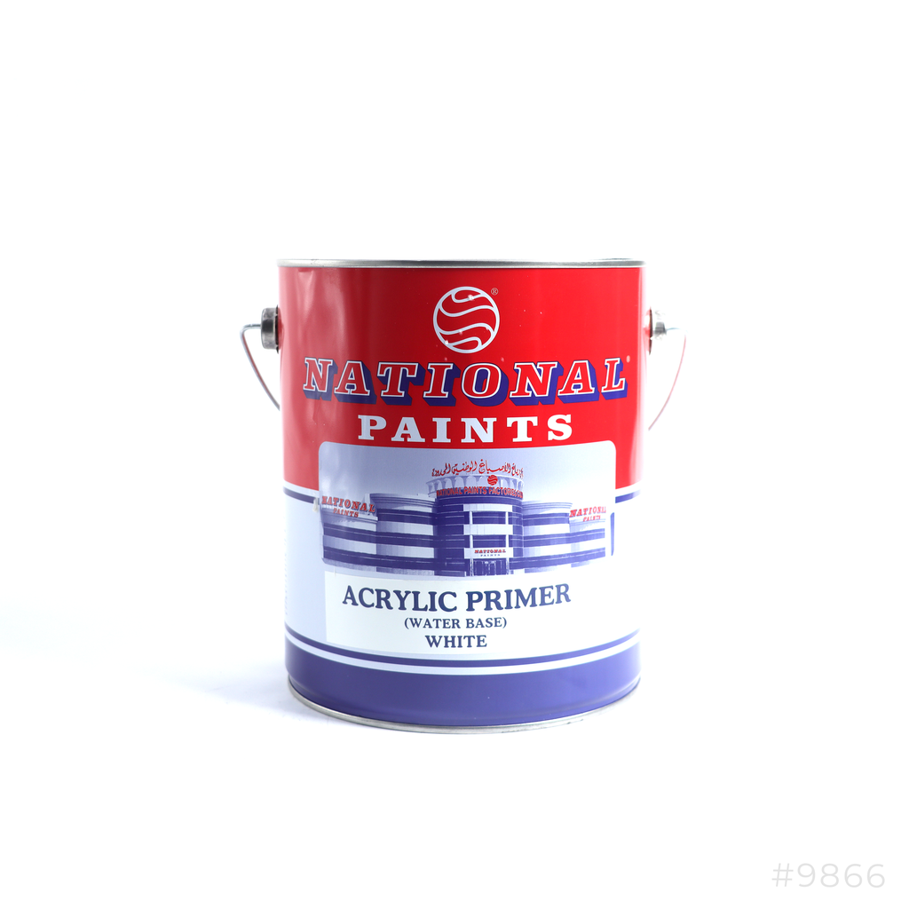National Wall Sealer Exterior Acrylic Primer 3.6Ltr Water Base White