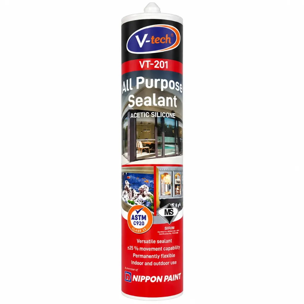 V-tech Sealant All Purpose 260ml VT-201 White