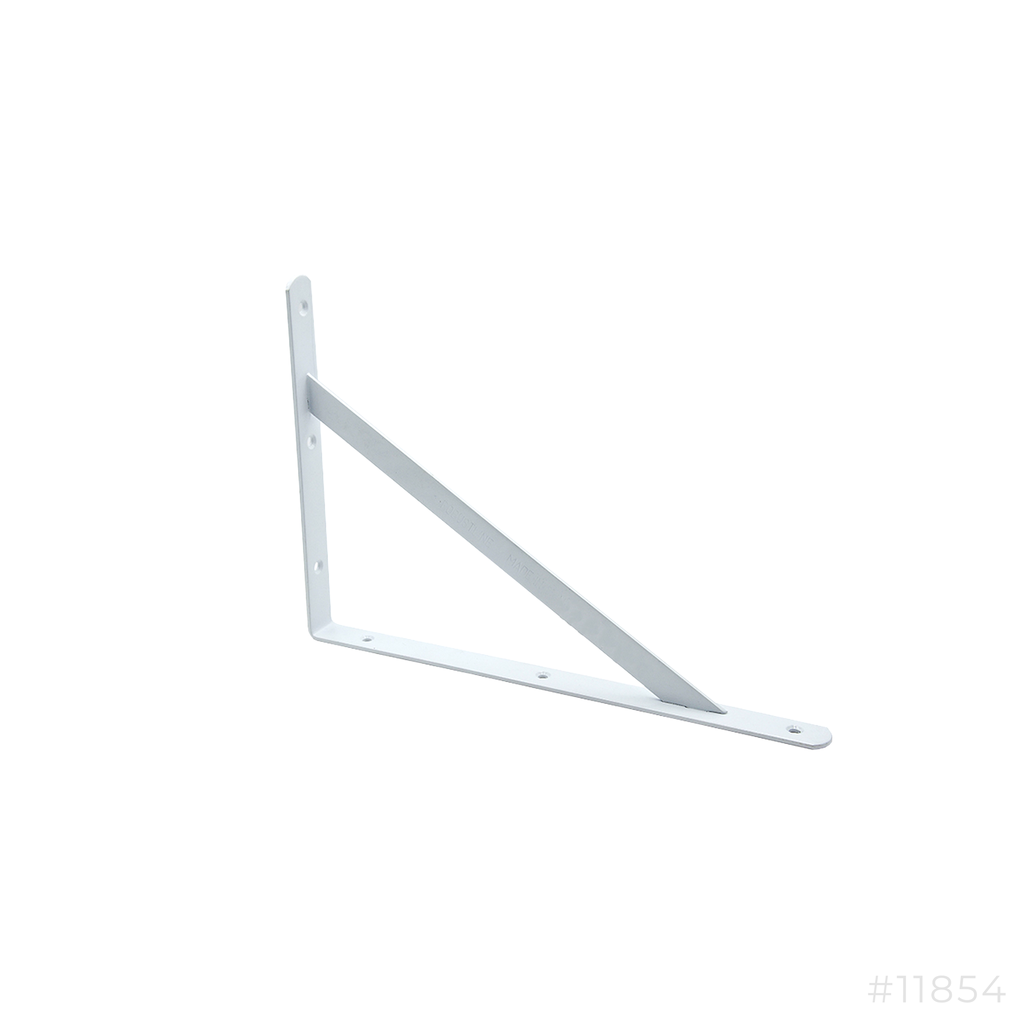 Shelf Bracket H/D 11" x 16" White