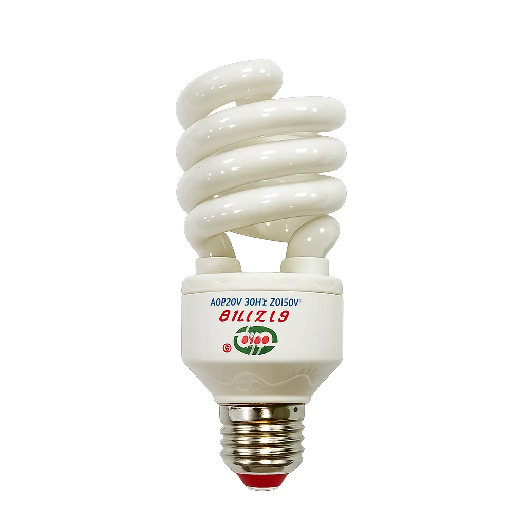 [12679] Cixi Energy Saving Lamp 50W E27 Spiral Red