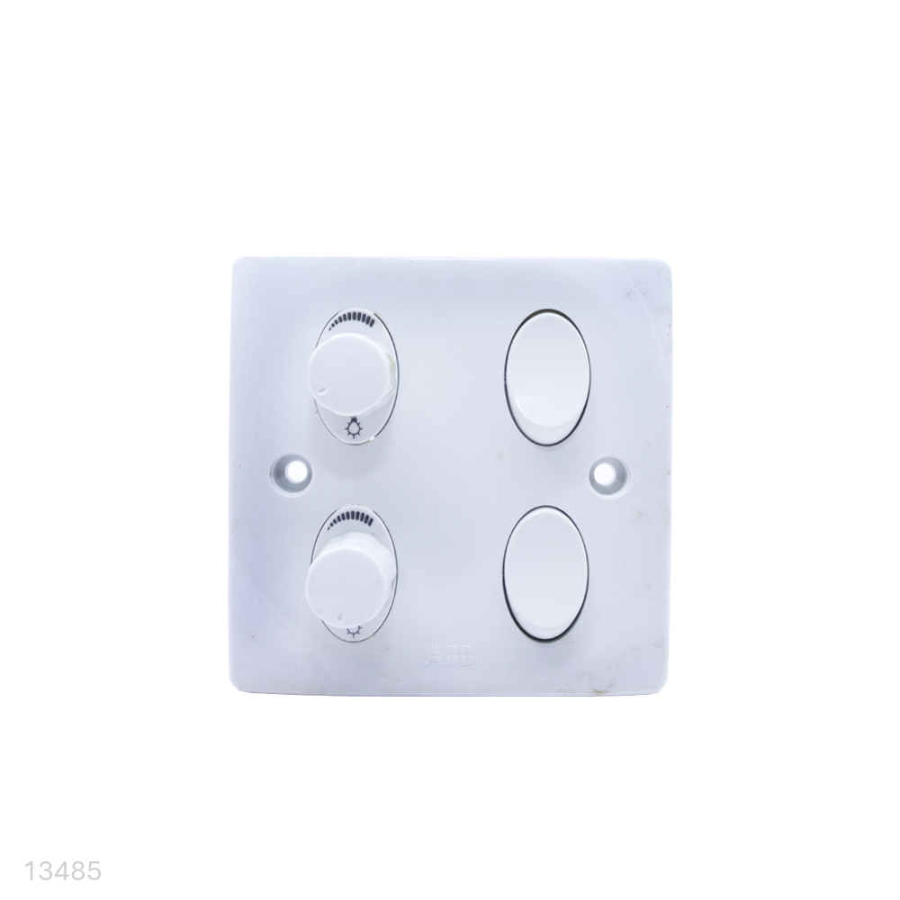Light Dimmer with 2Way Switch 2 Gang 500w CDM411 ABB
