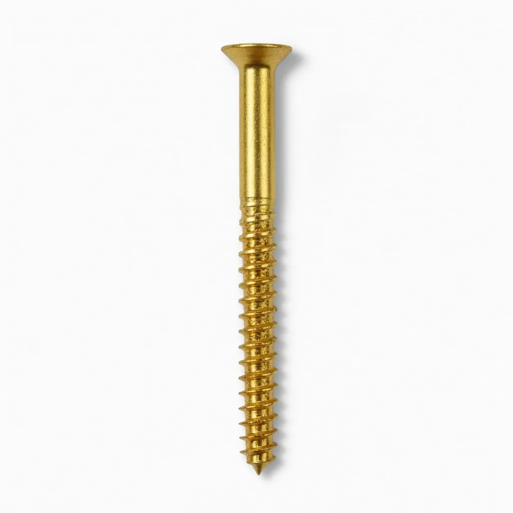 Screw  Brass Wood 2'' #8 (+)