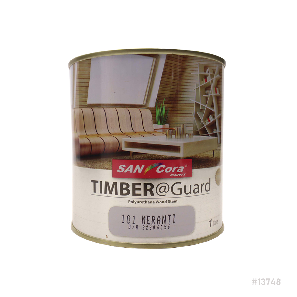 Sancora® TIMBER@Guard Polyurethane Wood Stain Varnish 1L 101 Meranti